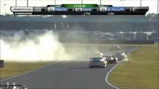 24h Daytona 2014 - Memo Gidley & Matteo Malucelli - Big Crash