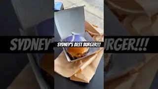 Is This Sydney's Best Burger?! 🍔 (Chebbo's) #shorts