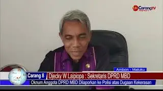 Oknum Anggota DPRD MBD Dilaporkan ke Polisi atas Dugaan Kekerasan