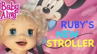 Baby Alive Disney Stroller + Baby Blankets For Baby Alive Ruby Snow