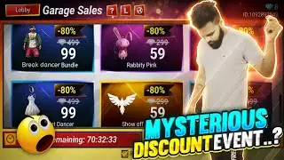 Free fire 80 % discount Garage sale event 💥 How to get? Mysterious Hideout | Free fire | TGB