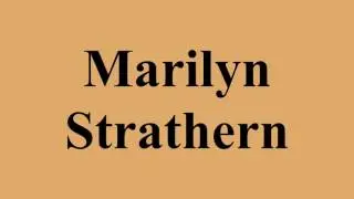Marilyn Strathern