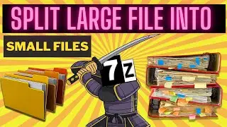 How to SPLIT large single file into multiple small files