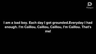 Caillou Moves Out of the House /Half Grounded and Ungrounded