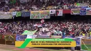 M&aacute;s de 15 mil personas en I Audiencia P&uacute;blica convocada por Unchupaico (Parte 1)