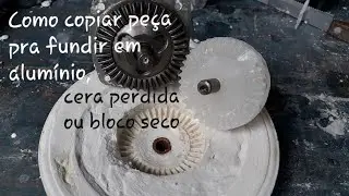 Como copiar engrenagem pra molde de cêra