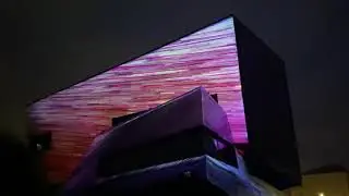 Lumiere Projection - Cosmic Architecture on the Ogden Centre