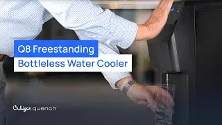 Touchless hot & cold mineral-infused water dispenser | Q8 Freestanding Bottleless Water Cooler
