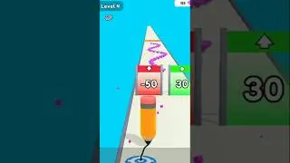 Long pencil run level 4 android games #shorts #funnyvideo #viral #gameplay