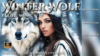 NATIVE AMERICAN SPIRIT FLUTE MUSIC  WINTER WOLF ❄️ Relaxation Meditation Deep Sleep