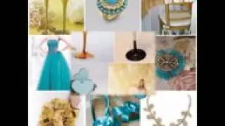 DIY Turquoise wedding decoratig ideas