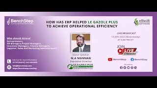 How has ERP helped LE GAZOLE PLUS achieve operational efficiency | A webinar by BenchStep