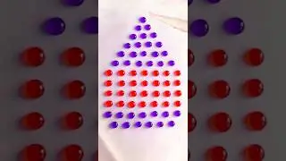 🔴🟡🟢Water Colour Drops 💦 Satisfying Video #oddlysatisfying #satisfying #colormixingmagic
