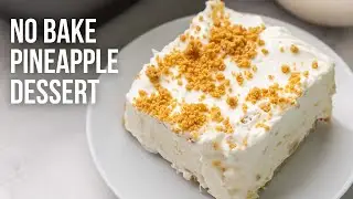 No Bake Pineapple Dessert l The Recipe Rebel