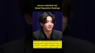 January Individual Idol Brand Reputation Rankings #BTS #Jimin #NewJeans #Minji  #Jungkook #ChaEunWoo
