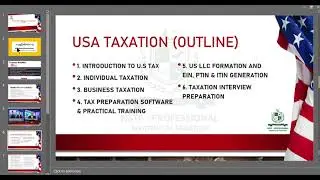 US Taxation Course Outline Short Review | Jan, 2024