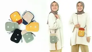 Rekomendasi Shopee Haul Tas Selempang Handphone Anti Air + Link Shopee #shorts