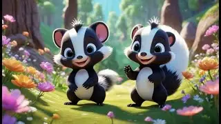 Oops! Naughty Skunk Sprayed the Air | Nursery Rhymes for Kids & Baby Songs