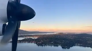 Review: An amazing 18 minutes WestJet flight | Havilland Dash 400 | Vancouver - Victoria |  🛫🇨🇦📍