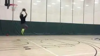 360 two hand dunk attempts