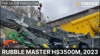 Used Rubble Master HS3500M scalping screener for sale