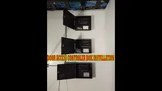 Network Engineer Life | How to install Door Access Controller Installation
