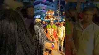 Sandeep potharaju mass dance at Narsingi bonalu #bonalu #dance #trending #potharaju