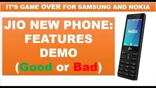 Jio 4G Phone : Programs And Features Demo | Jio Phone Launch 2017 | Jio Phone Price: Rs. 0