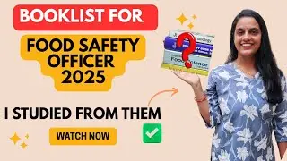 Best booklist for Food Safety Officer 2025 💯✅️ #fsoprep #mppsc #fssai 