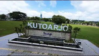 Alun Alun Kutoarjo Purworejo Jawa Tengah Shot Video Drone FPV