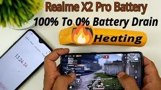 Realme X2 Pro Battery Drain & Heating Test !! Battery Drain 100% To 0% With Gaming In HINDI !!