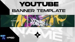 Chainsaw Man Youtube Banner Template [Download in desc] - Moshi GFX