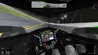 IR18 Indy cars at Daytona on iRacing