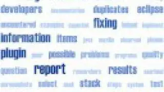 Tag Clouds and Shuffle Effect in Apple Keynote