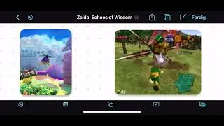 Zelda: Echoes of Wisdom and Ocarina of Time comparison
