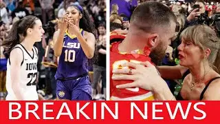 Taylor Swift fans side with Caitlin Clark after Angel Reese interviews Travis Kelce's ex girlfriend