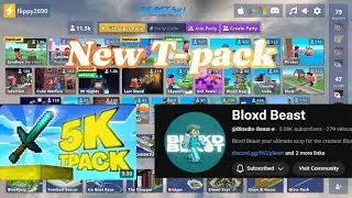 Trying Bloxd Beasts new T-pack