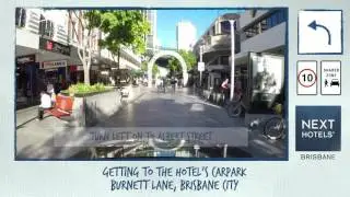 NEXT Hotel Brisbane - driving directions and valet parking
