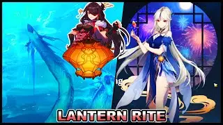 BeiGuang Real?? NingGuang Skin! Lantern Rite So Hard! Lantern Rite Playthrough! | Genshin Impact