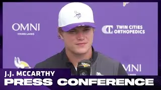 J.J. McCarthy on Being 'Absolutely Fired Up' For The Preseason Opener, Defending His Teammates