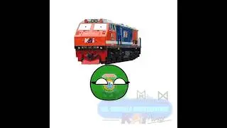 Bawa Lokomotif🗿#countryballs #ptkai #keretaapiindonesia #cc201 #cc203