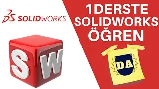 Solidworks Eğitim Videoları T&uuml;rk&ccedil;e 1 Derste Solidworks &Ouml;ğren #drkacademy #solidworks #drkacademy