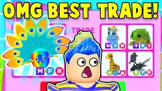 What People TRADE For *MEGA NEON PEACOCK* !! Trade Proofs UNDERCOVER In RICH SERVER, Adopt Me Roblox