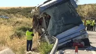 Acidente de autocarro em Ávila provoca 9 mortos