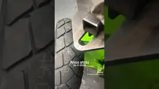 XT660 com rodas Douradas e pneu de BMW