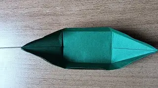 How to make a paper speed boat that  floats / Paper boat ideas / Origami boat for kids  / origami 