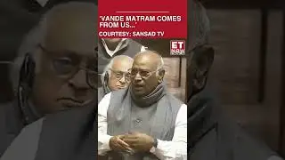 &ldquo;Vande Mantram Humara Hai&hellip;&rdquo; Kharge vs VP Radhakrishnan | Parliament Winter Session 2025 #shorts