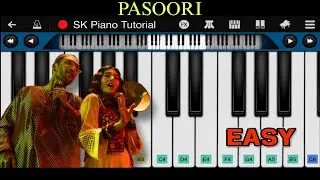 Pasoori - Coke Studio Season 14 | Perfect Piano Tutorial (2026)