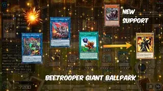 Beetrooper Giant Ballpark ! Gameplay & Decklist Yugioh Master Duel