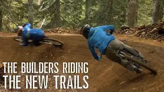 New trails debuted at The Summit #MTB #trailbuilding